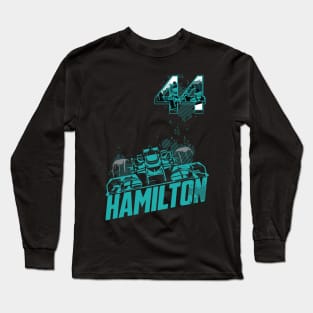 Hamilton 44 Formula 1 Racing Driver Champion F1 Long Sleeve T-Shirt